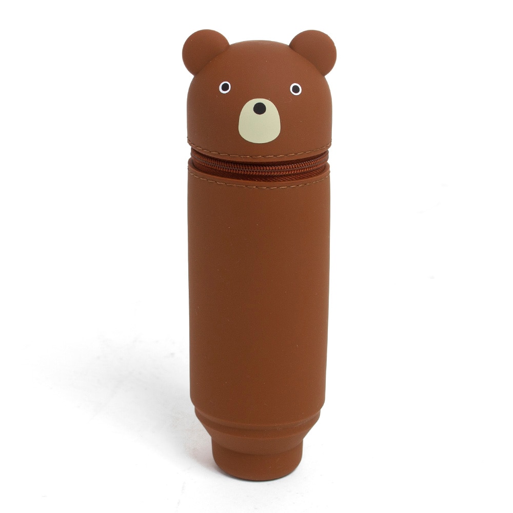 Punilabo, Stand-up, Pencil Case, Brown Bear